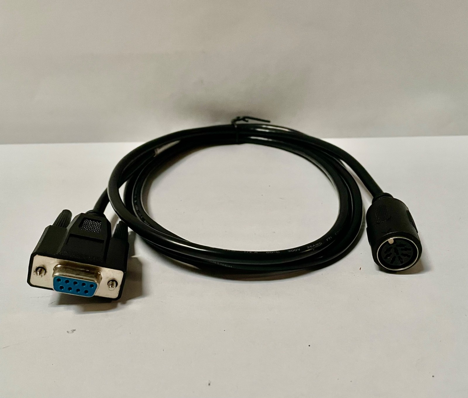 5ft Serial Interface Connection Cable DIN8F DB9F RS-232 VGA 35801-60