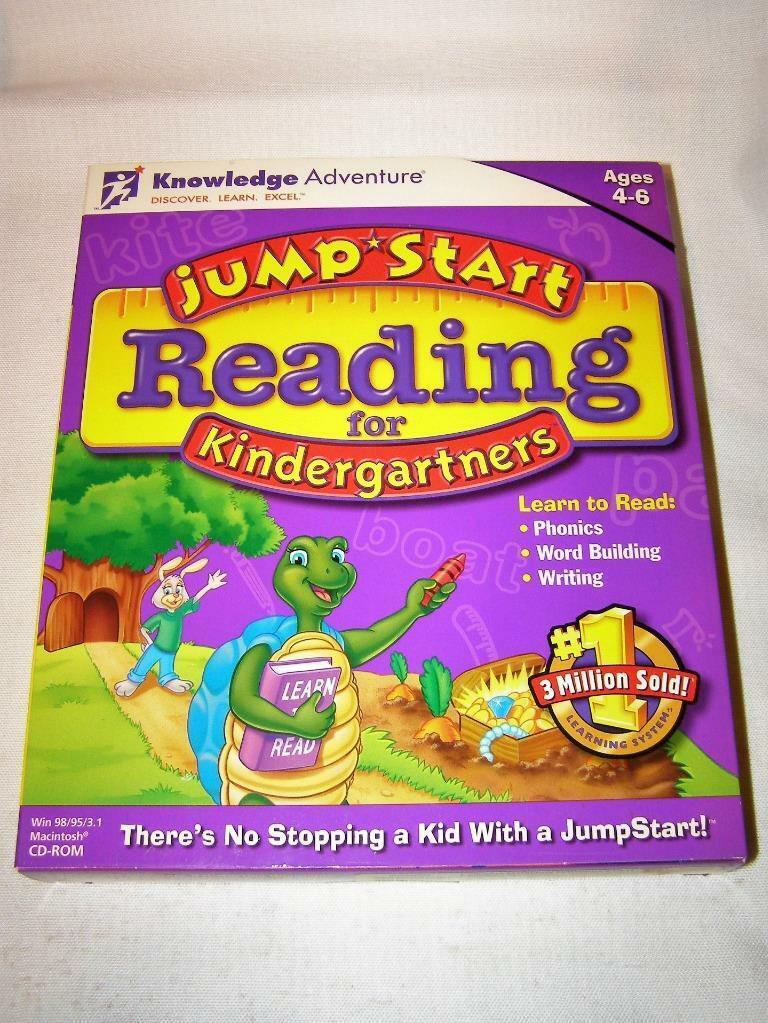 JumpStart Reading for Kindergartners - CD ROM (PC & MAC) Jump Start - New Sealed