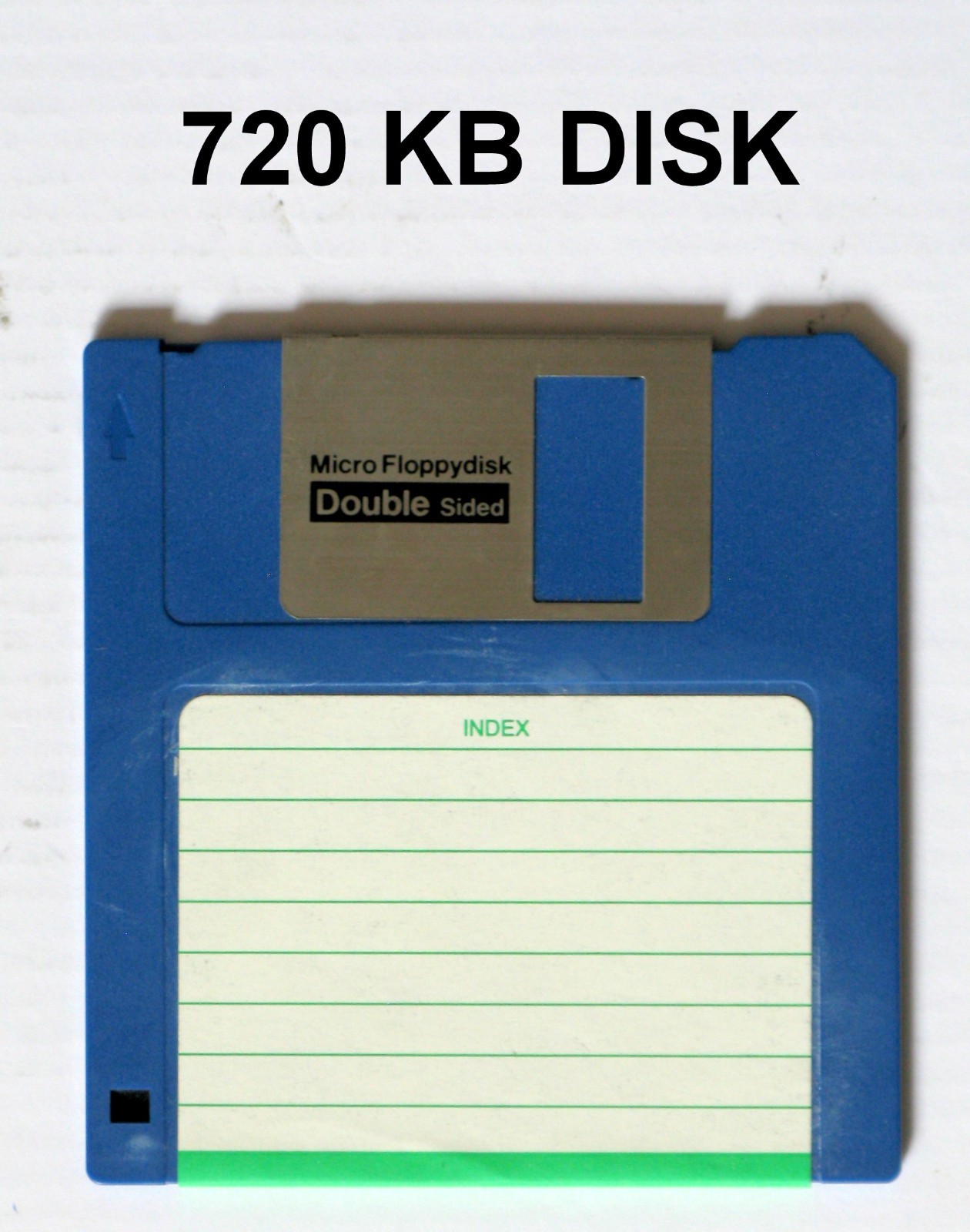 👀 Vintage 720 KB, 3.5" 3-1/2" Floppy Disks 💾 & Labels 📄,  👀✅🆗👀