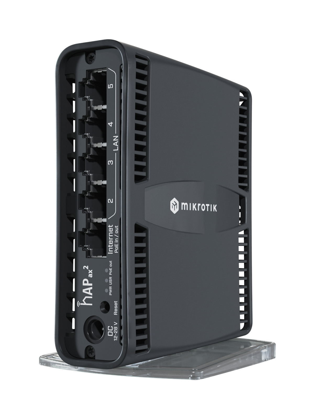 MIKROTIK C52iG-5HaxD2HaxD-TC-US hAP ax2 Wi-Fi 6 AX1800 Access Point