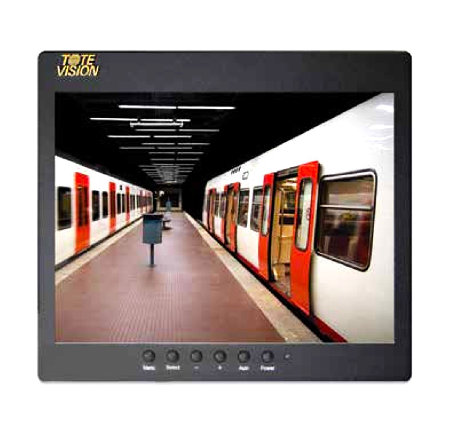 Tote Vision 9.7" Commercial LED Monitor 400nits HDMI VGA BNC Micro-USB VESA