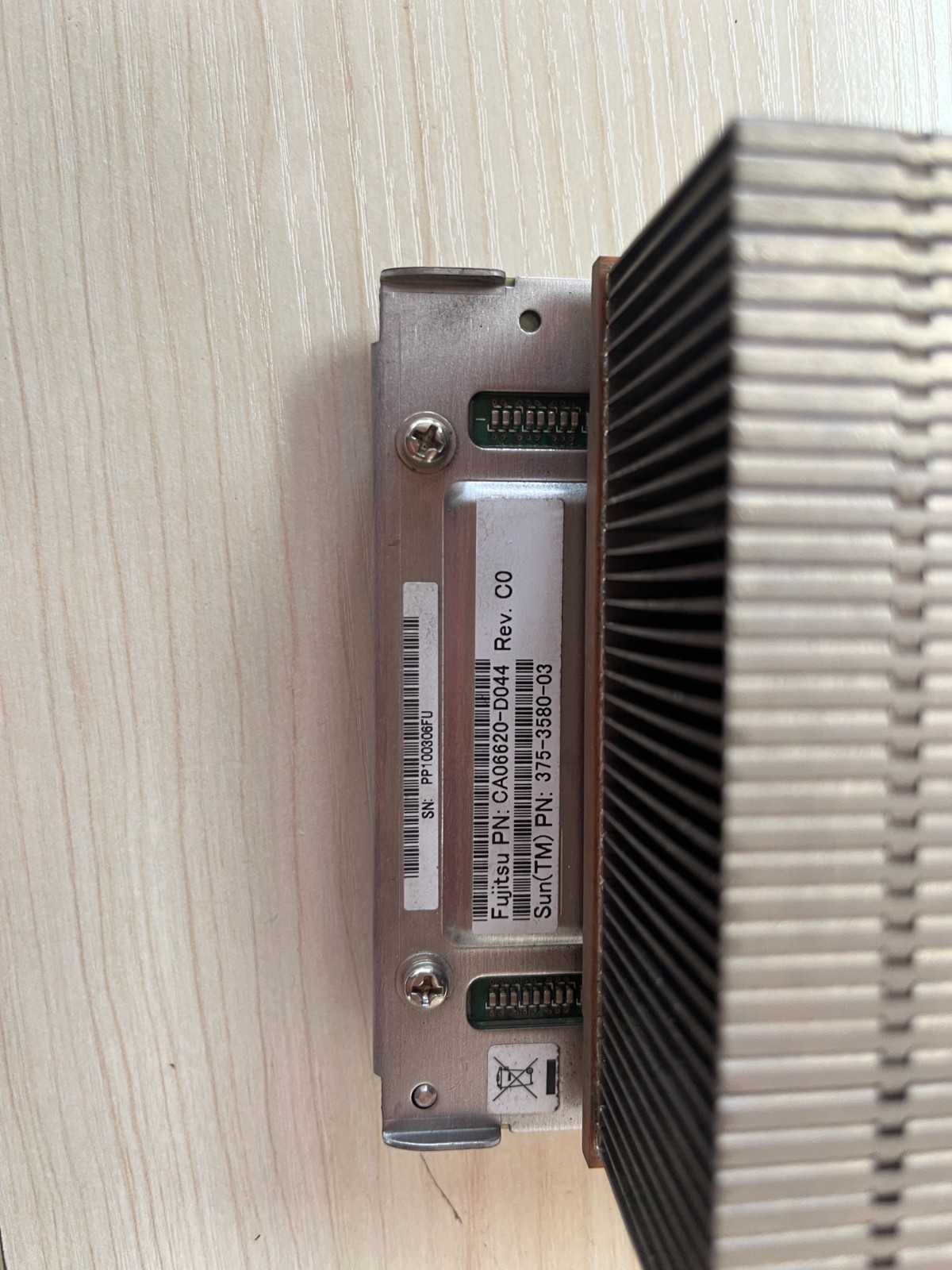 Oracle Sun 375-3580 2.52GHz/6MB Cache SPARC64 VII CPU Module