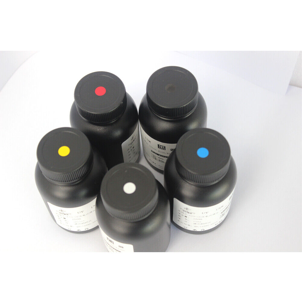 500/1000ML UV INKS For A3 A4 DX5 UV Pinter Colorful UV Hard INK 5 Color inks