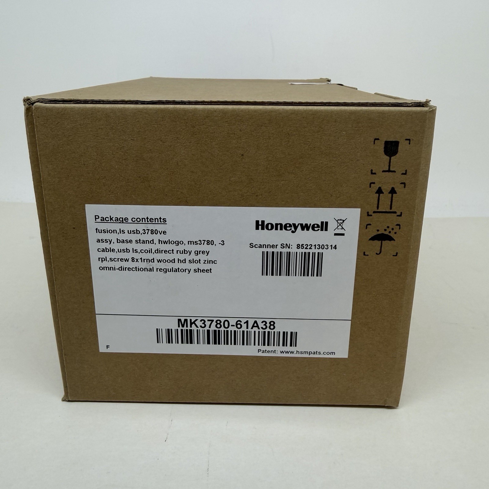Honeywell MK3780-61A38 Metrologic MS3780 Fusion Barcode Scanner New