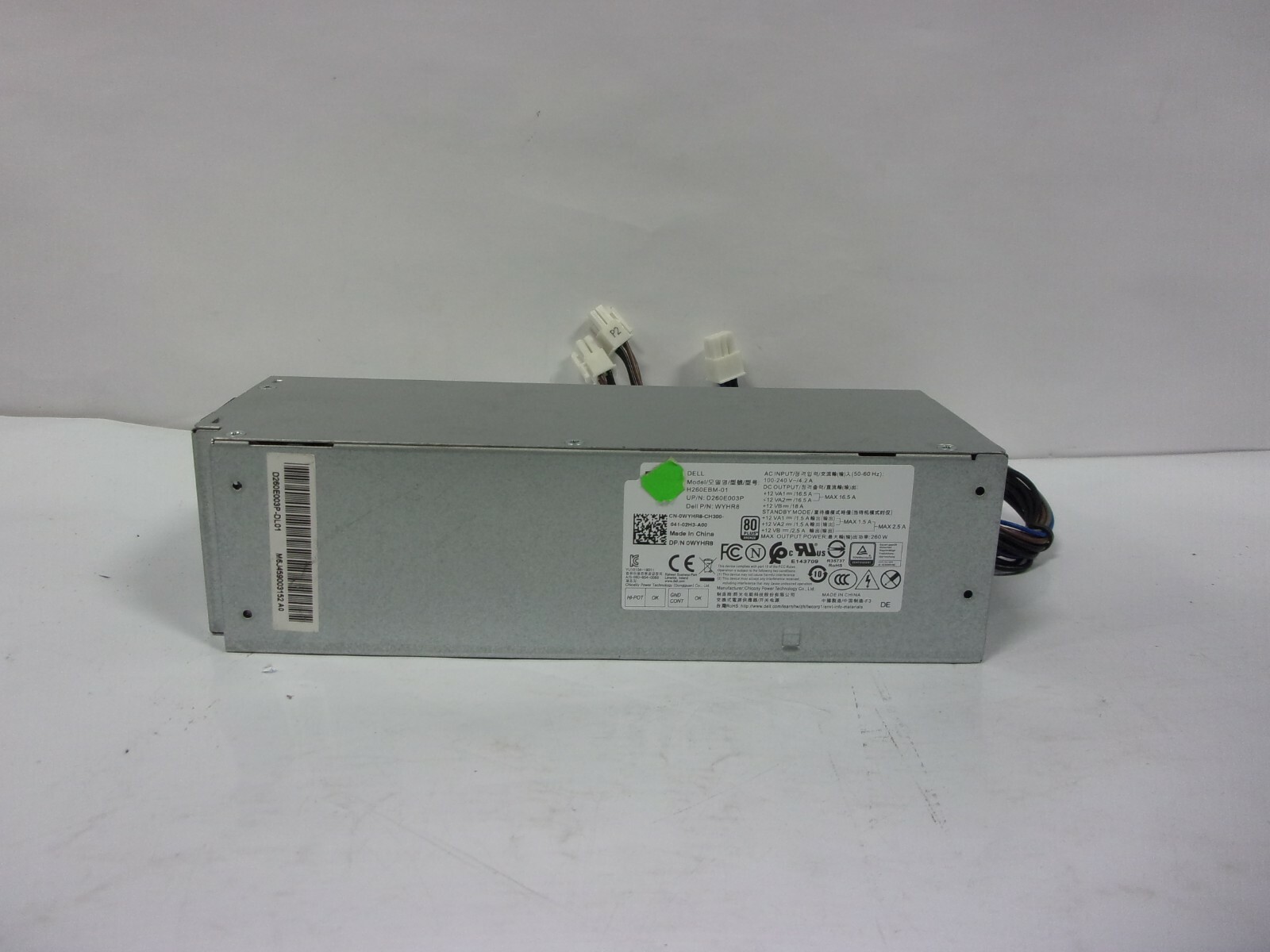 Genuine Dell 7080MT 7070 7060 3050M 260W Power Supply H260EBM-01 WYHR8 0WYHR8 