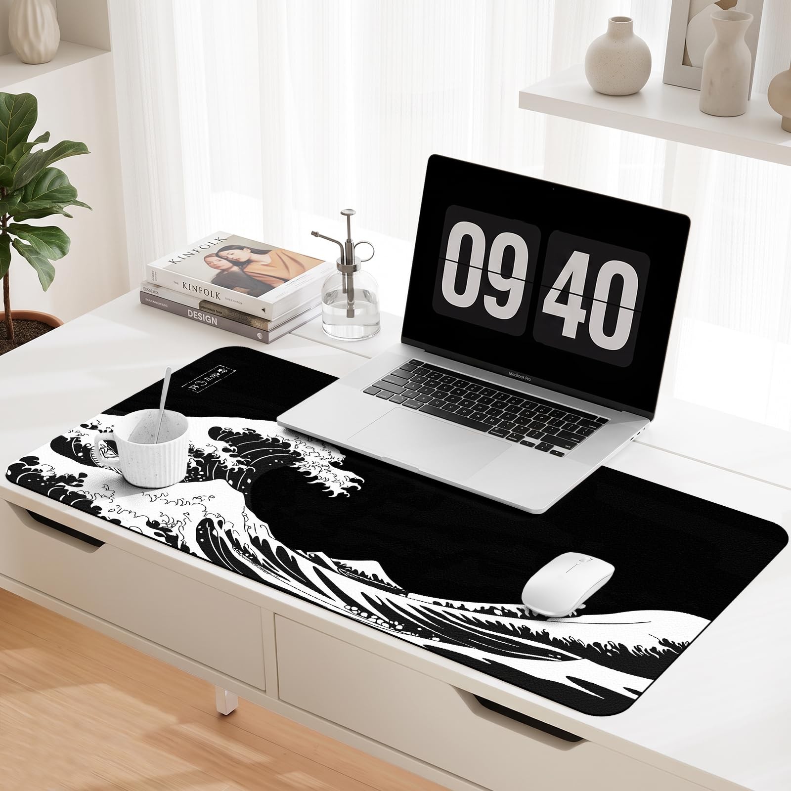 Leather Desk Mat, Desk Pad for Keyboard and Mouse Large Mouse Pads for Desk |...