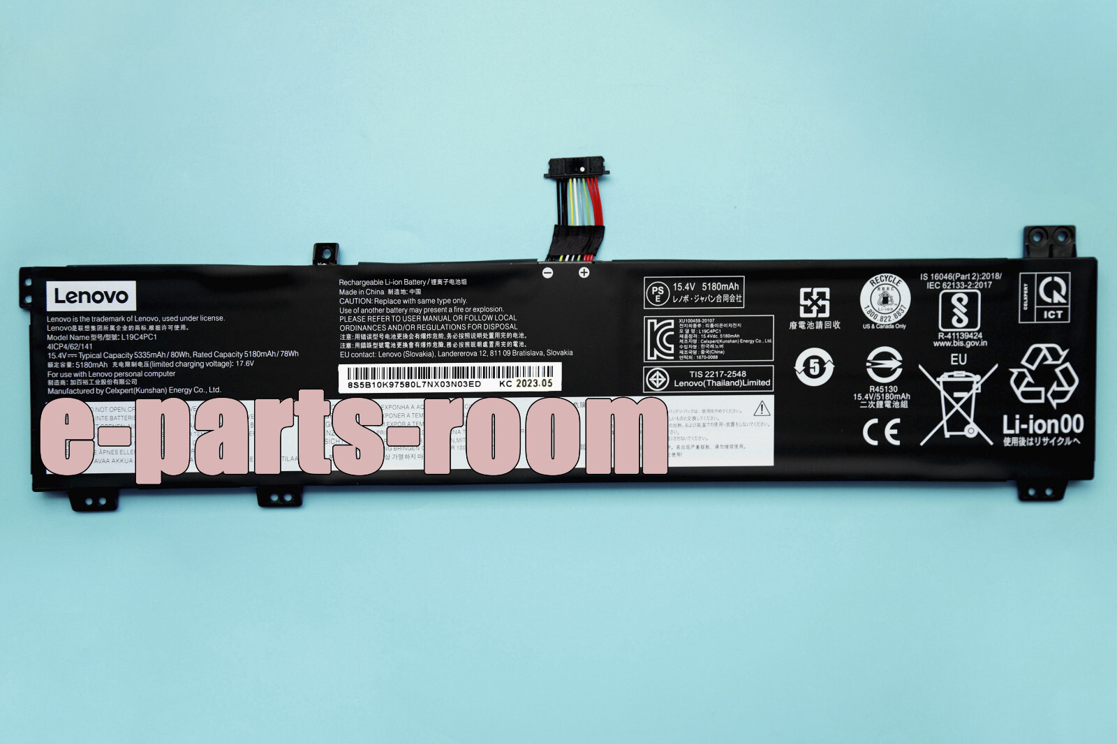 Genuine L19C4PC1 L19M4PC1 Battery for Lenovo Legion 5 15ARH05 7 15IMH05 Y7000P