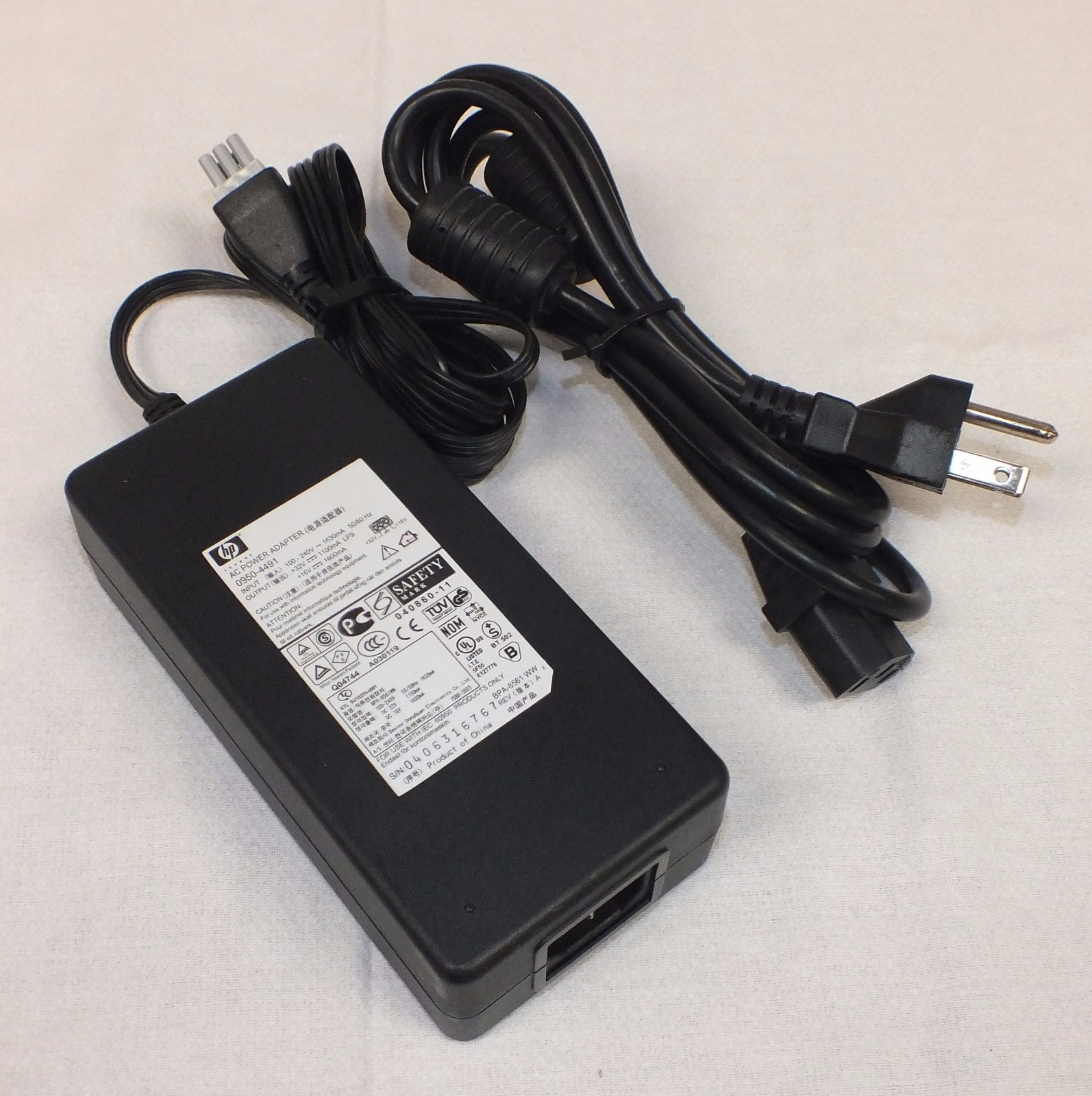 Genuine HP Printer (0950-4491) AC Power Adapter Power Supply w/ Cord