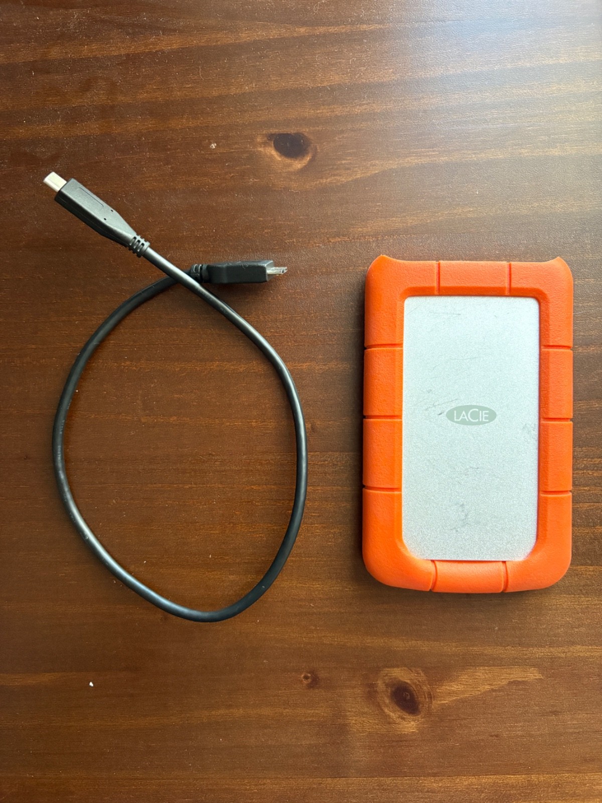 LaCie Rugged 2TB Portable External Hard Drive USB-C USB 3.0 Mac PC exFAT RUGU3M2