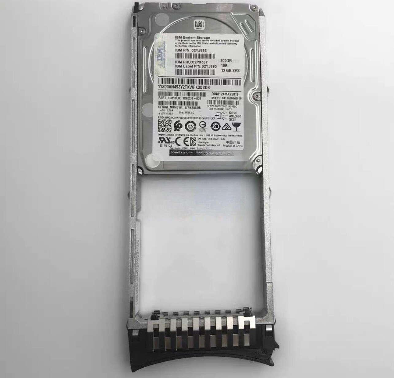 FOR FIT IBM 02PX587 02YJ893 900GB 10K SAS 2.5" Hard Drive HDD with Tray 02YJ892