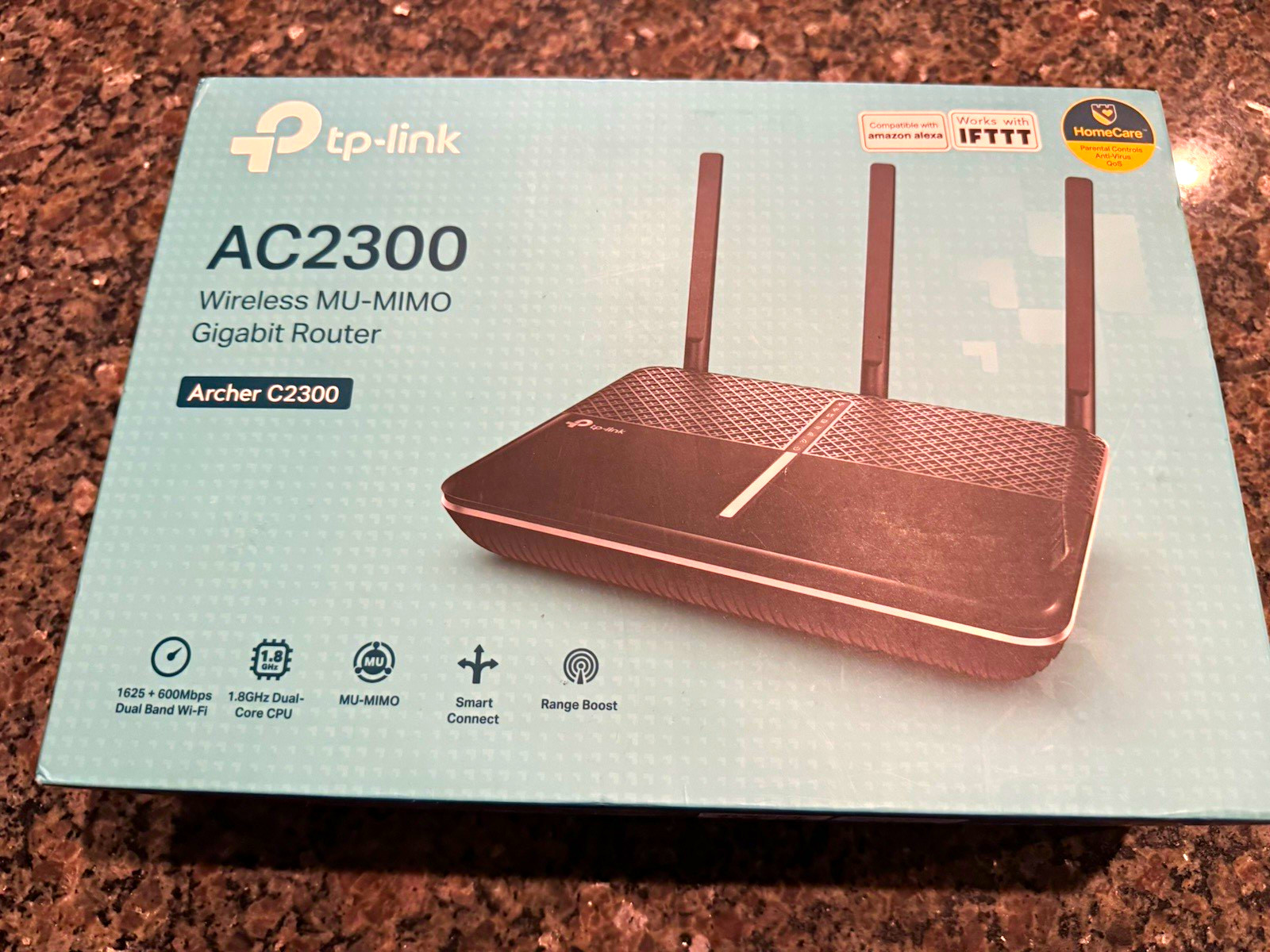 TP-LINK Archer C2300 AC2300 Dual Band MU-MIMO Gigabit Router 4-Port