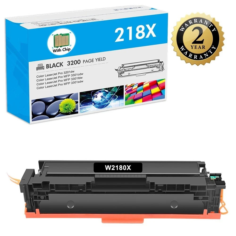 218X Black Toner Cartridge High Yield 4-Pack for LaserJet Pro 3201 MFP Series