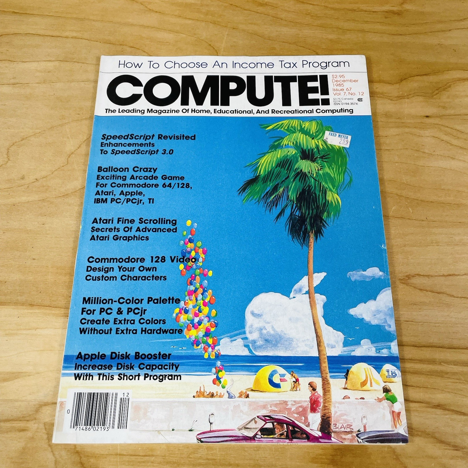 COMPUTE American home computer magazine Vol. 7, No. 12, Issue 67 December 1985