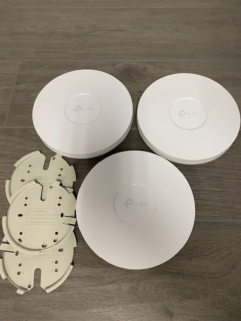 TP-Link EAP613 Omada True WiFi 6 AX1800 Wireless  Access Point.  3-pack