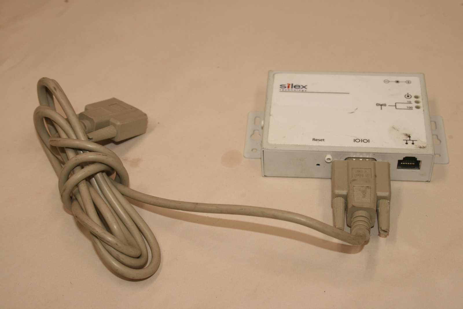 Silex SX-500 Serial Server NO AC ADAPTER, no wireless