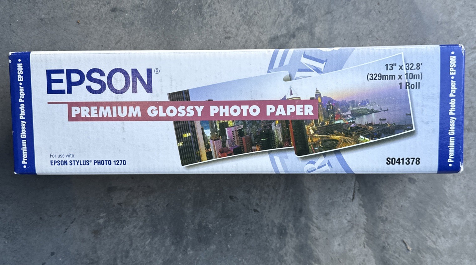 Epson S041738 Premium Glossy Photo  Roll 13"x32.8' For Epson Stylus 1270 #8