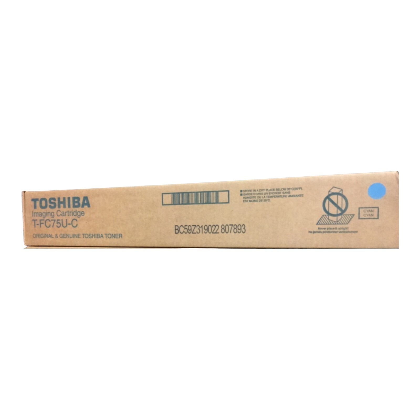 Toshiba Imaging Genuine Toner Cartridge Cyan T-FC75U-C