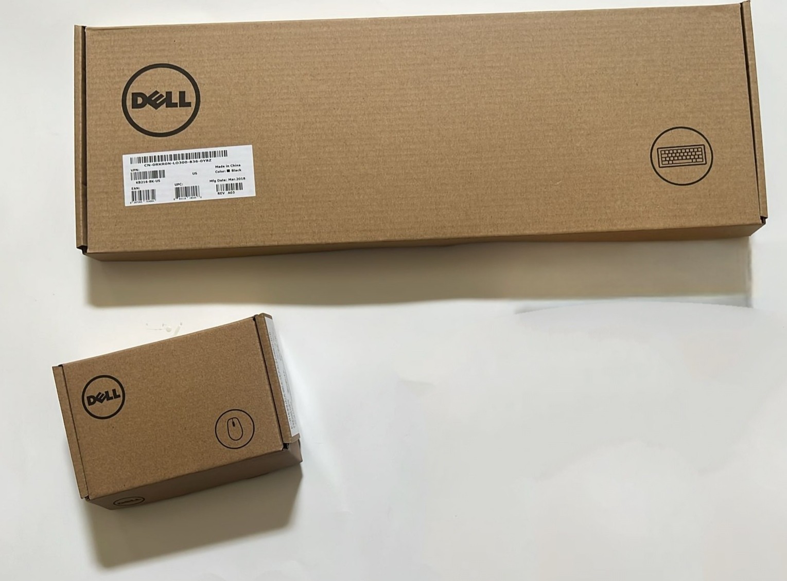Dell KM300C-US Black Wired Keyboard & Mouse