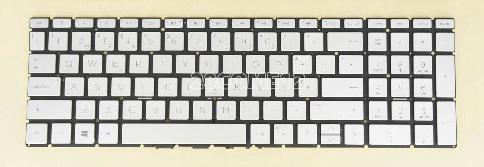 New For HP 15-dw0000 15-dw1000 Series keyboard Backlit Portuguese Teclado Silver