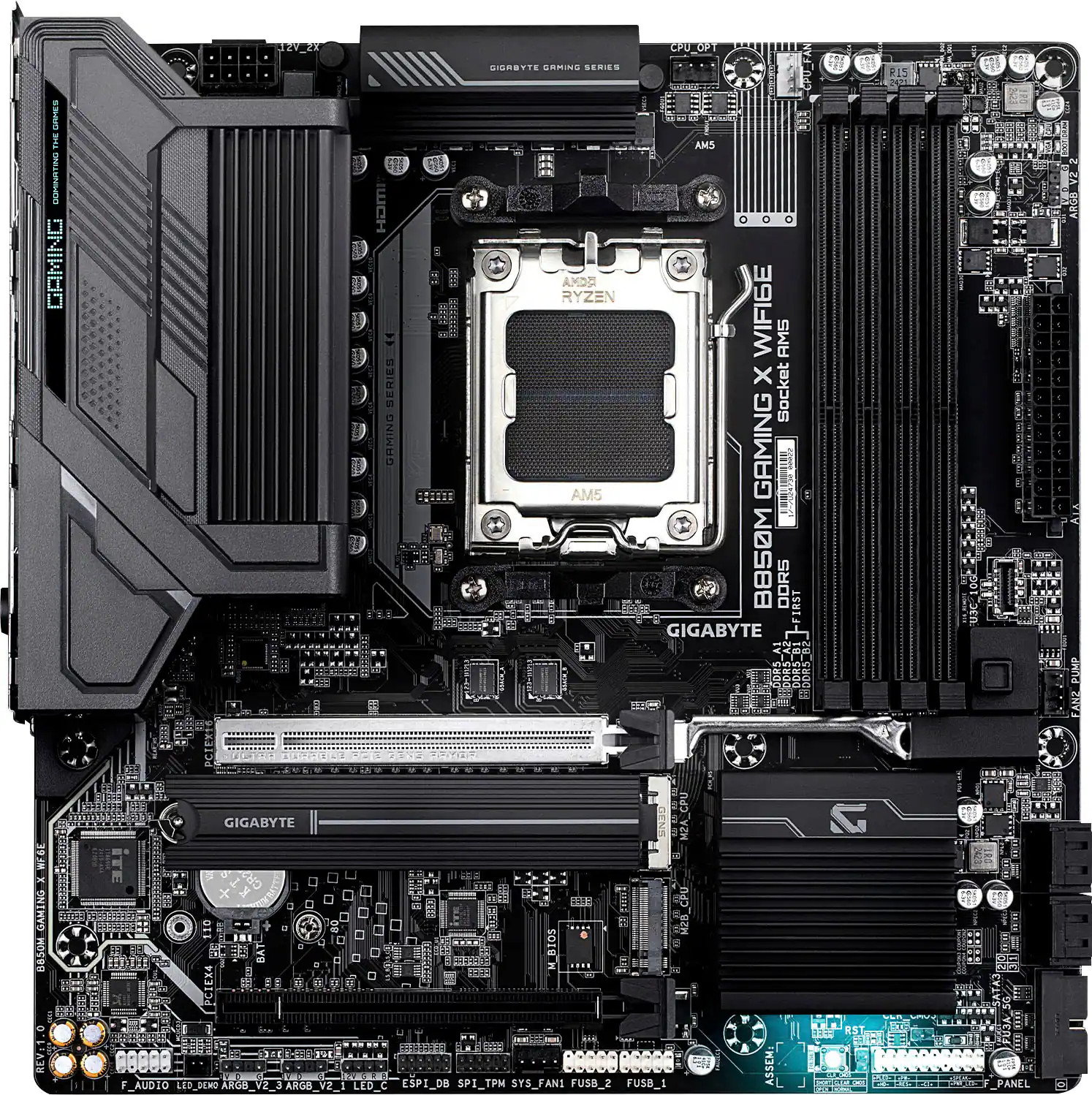 GIGABYTE - B850M GAMING X WIFI6E (Socket AM5) AMD B850 mATX DDR5 Wi-Fi 6E Mot...