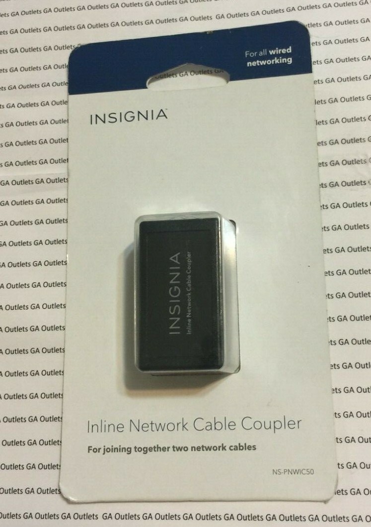 Insignia Cat-5/5e RJ-45 In-Line Coupler  Black
