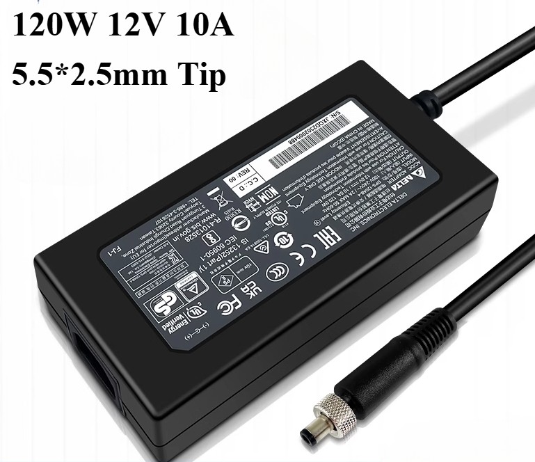Delta 120W 12V 10A AC Adapter 5.5*2.5mm Charger DPS-120AB-4 Power Supply