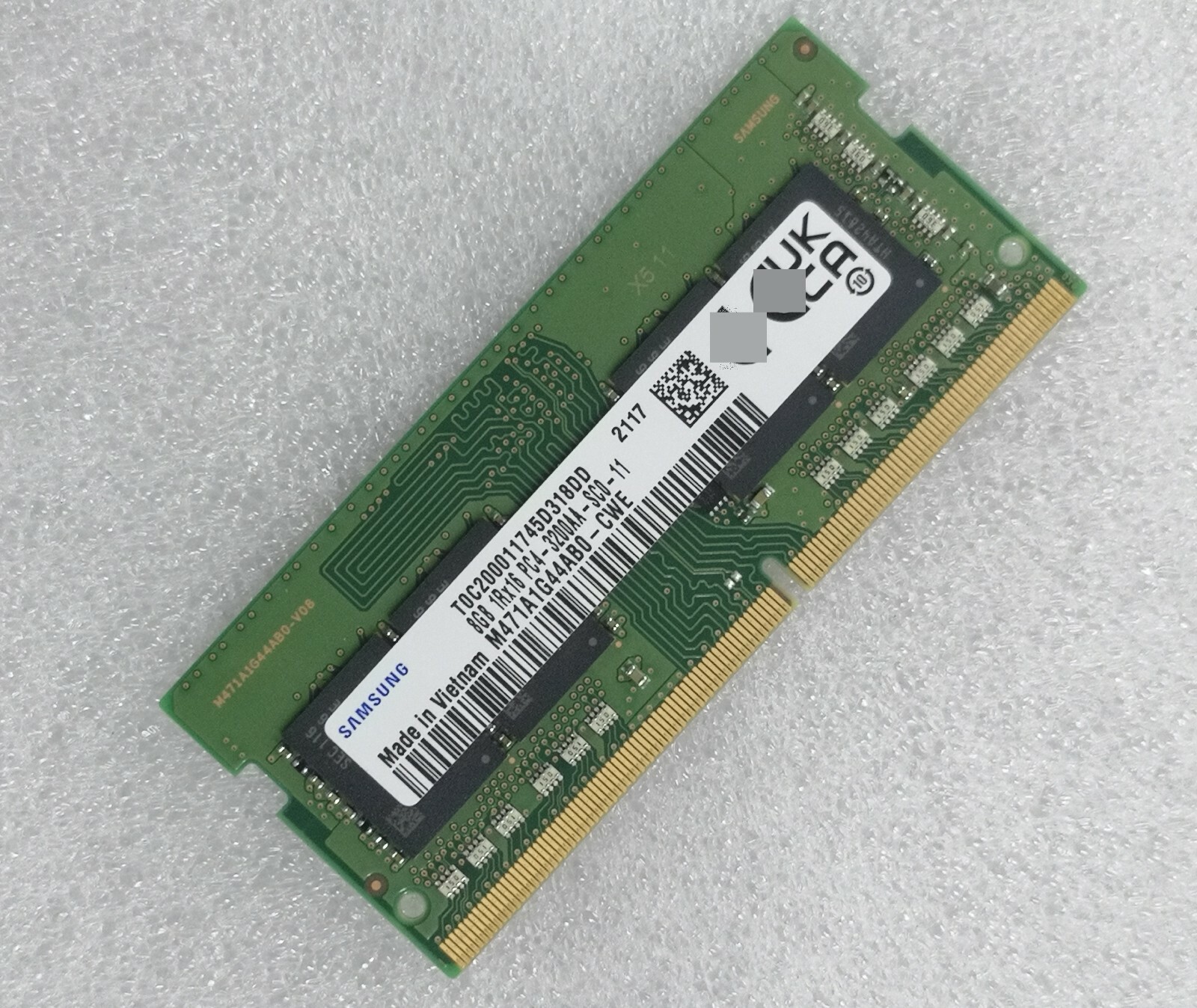 SAMSUNG 8GB DDR4 3200 Laptop SODIMM RAM 1Rx16 PC4-25600 for DELL HP Lenovo Acer