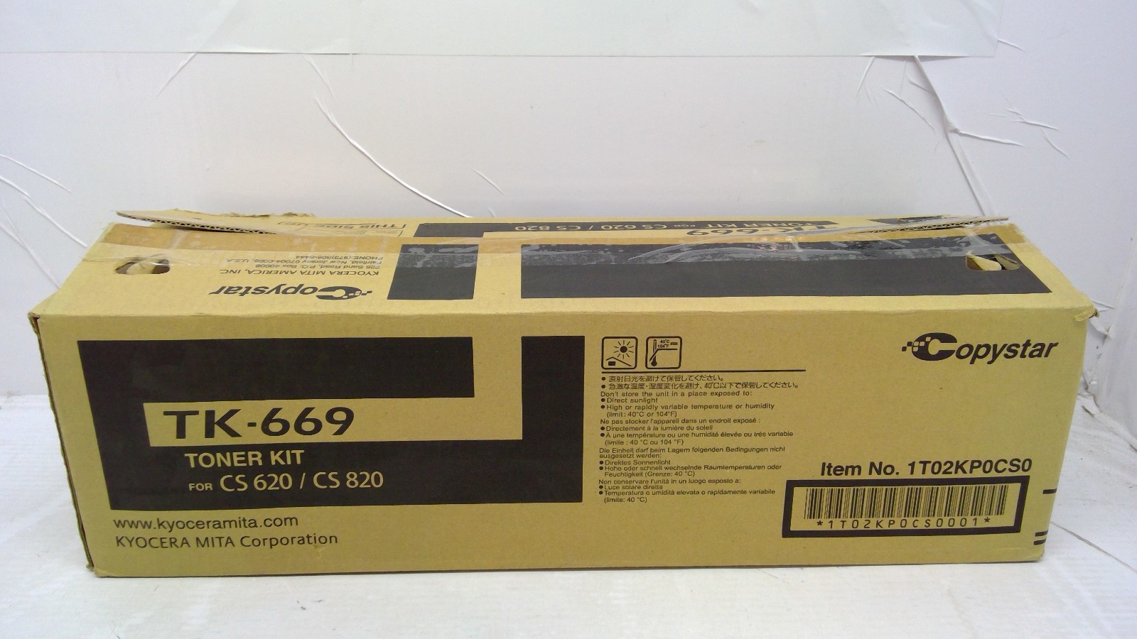 Genuine Copystar TK-669 CS620/CS820 Black Toner Cartridge *Open* 1T02KP0CS0