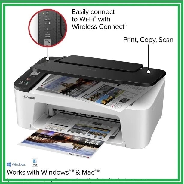 New Canon Pixma TS3522 (3720) Printer-IPhone Print-All in One-Wireless