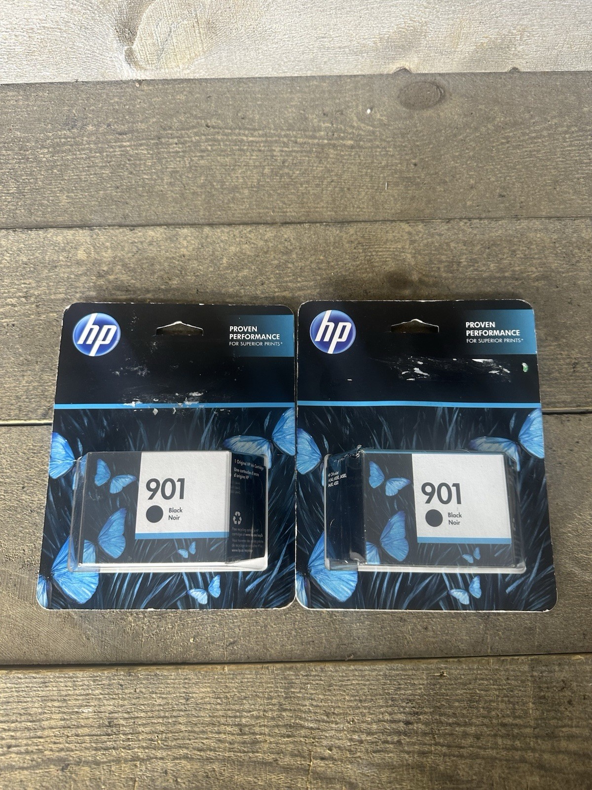 2X NEW HP 901 Black Original Ink Cartridge Genuine November 2022 Discontinued