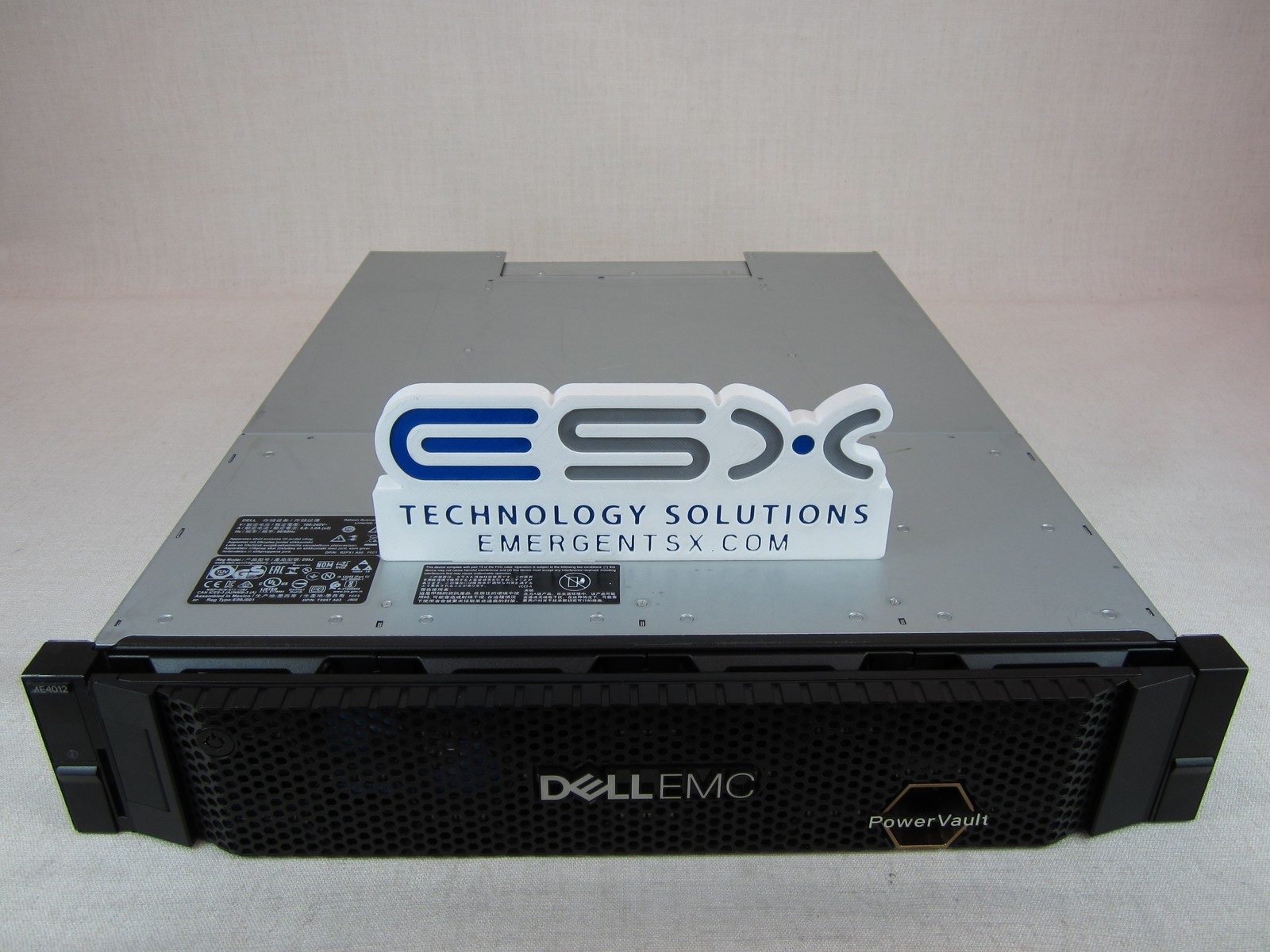 120TB Dell PowerVault ME4012 Storage - 2x 10G SFP+/16GB FC Controller, 2x PSU