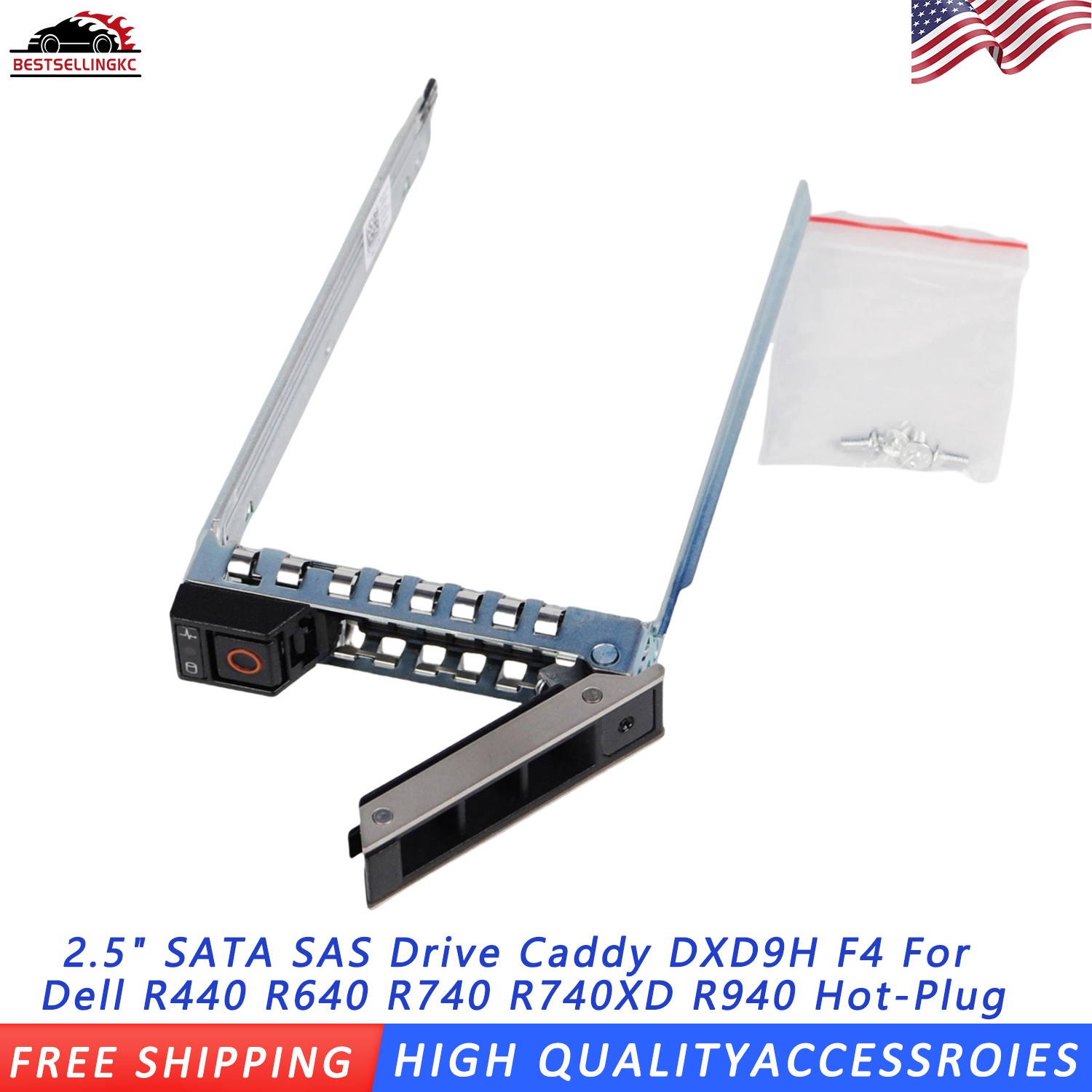 20 Lot 2.5'' Hard Drive Tray Caddy For Dell R640 R740 R940 R7415 Gen14 DXD9H