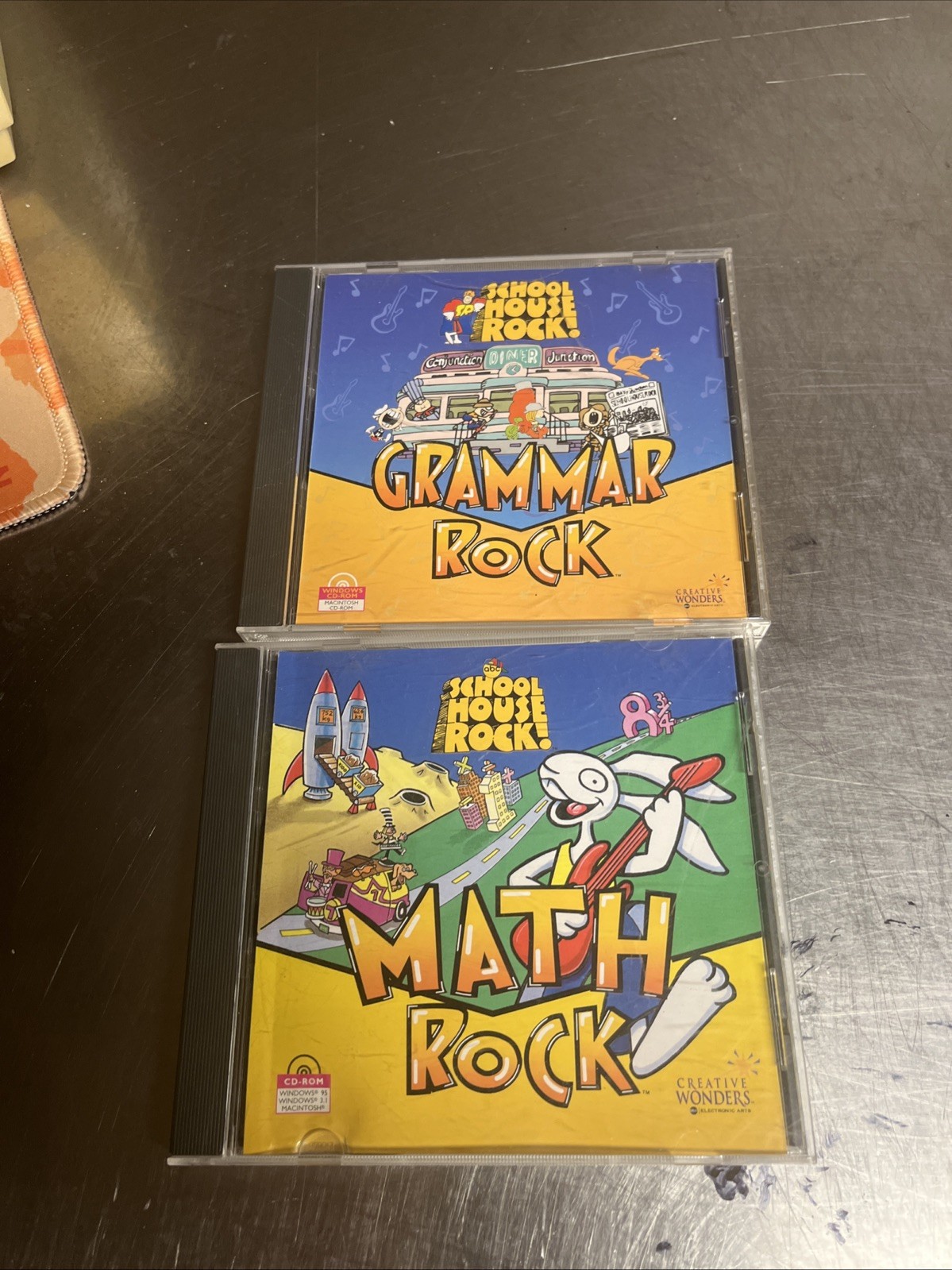 School house rock math and grammer rock pc cd windows 95