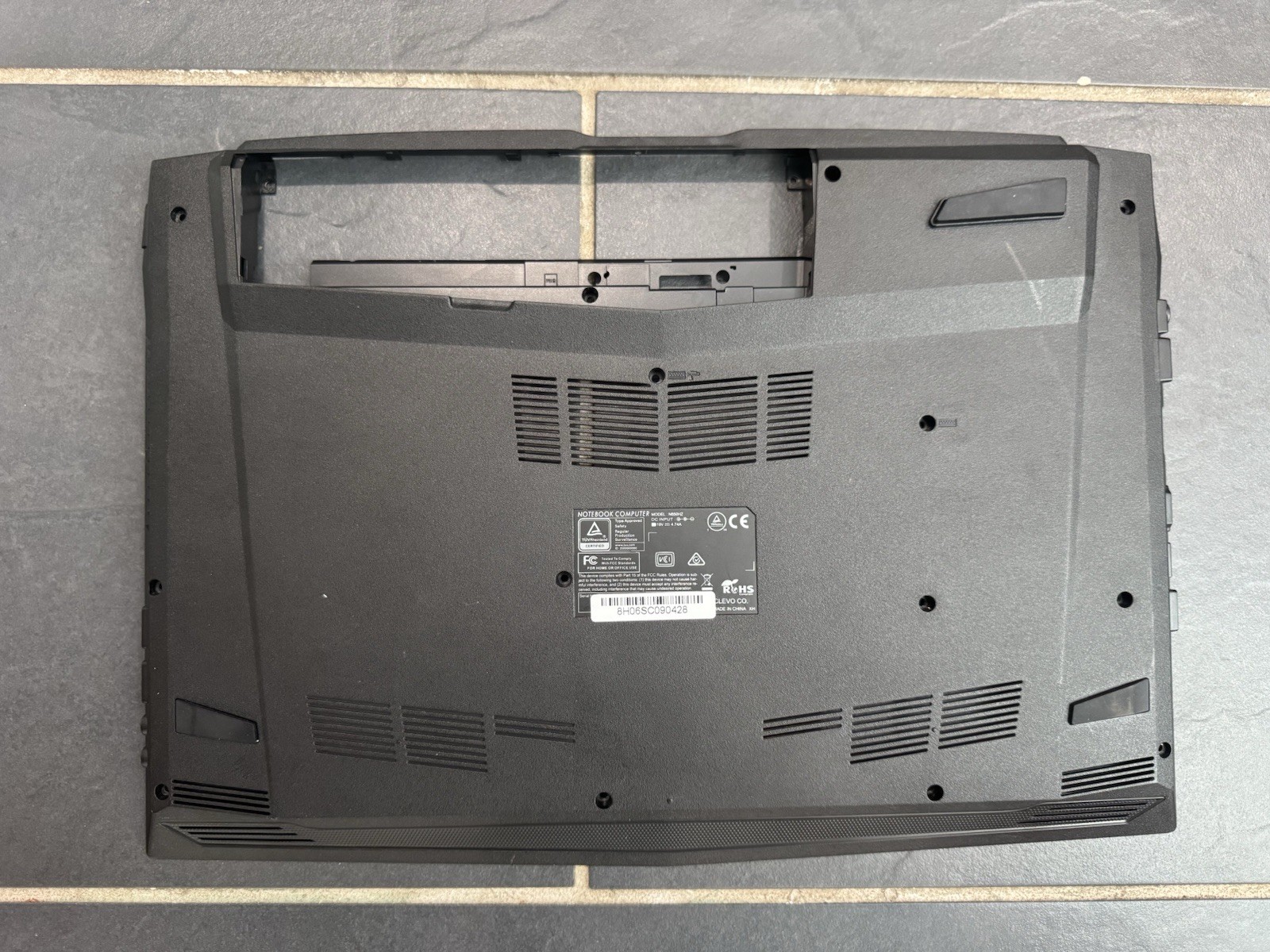 Clevo N850HZ Bottom Base Cover – 6-39-N8503-012 Laptop Lower Case Housing