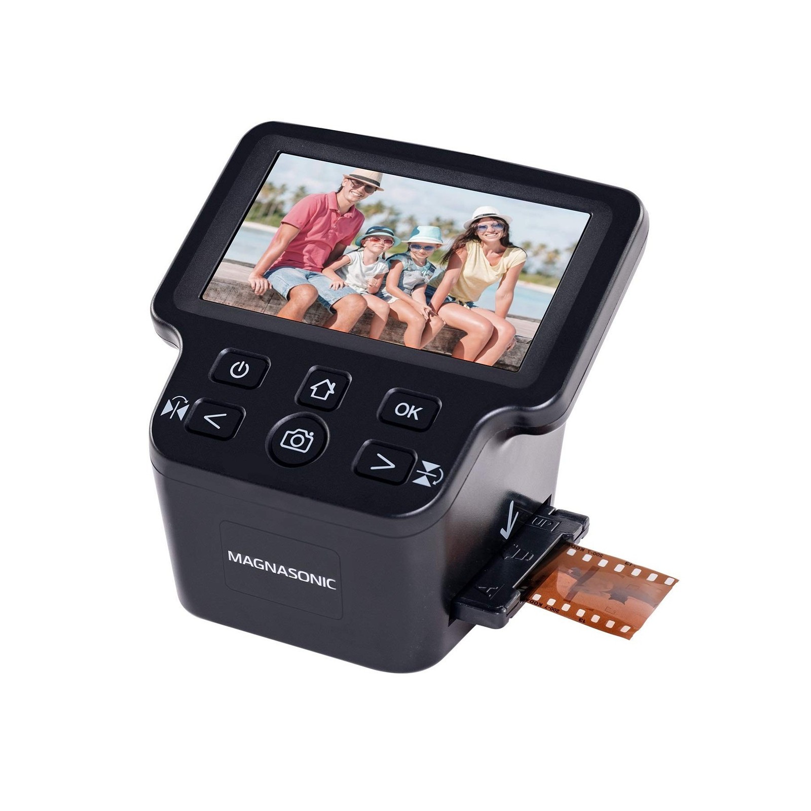 Magnasonic All-in-One 24MP Film Scanner with Large 5" Display & HDMI, Convert...