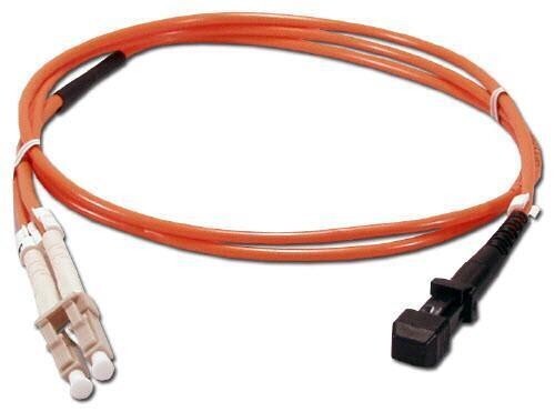 OM2 LC/MTRJ Fiber Optic Patch Cable Multimode Duplex Orange 50/125, 3M