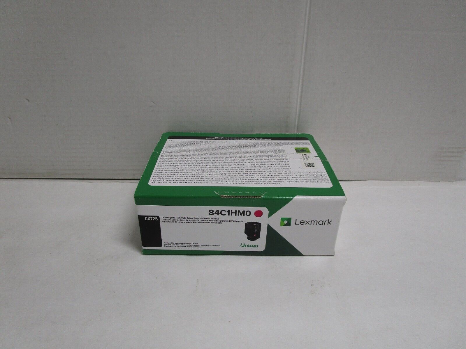 GENUINE LEXMARK 84C1HM0 CX725 Magenta High Yield Return Program Toner Cartridge