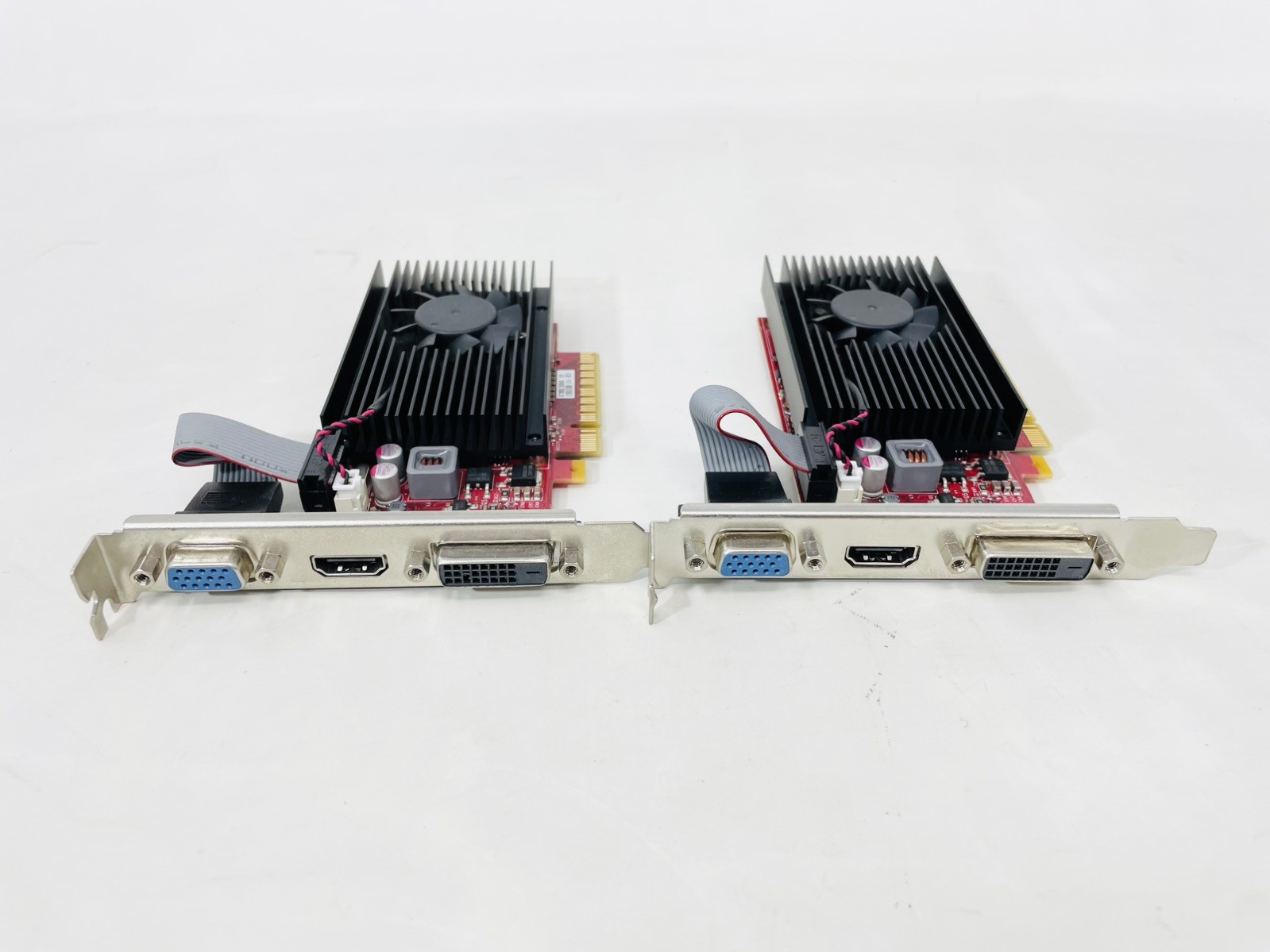 LOT OF 2: DELL NVIDIA GEFORCE GT730 2GB DDR3 64BIT VGA HDMI DVI PCI - USED
