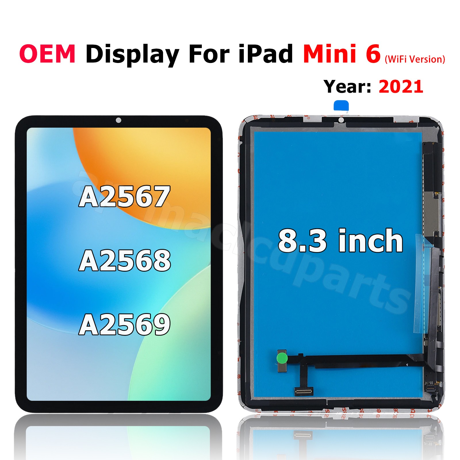 US For iPad Mini 6 8.3” A2567 A2568 A2569 OEM LCD Display Touch Screen Digitizer