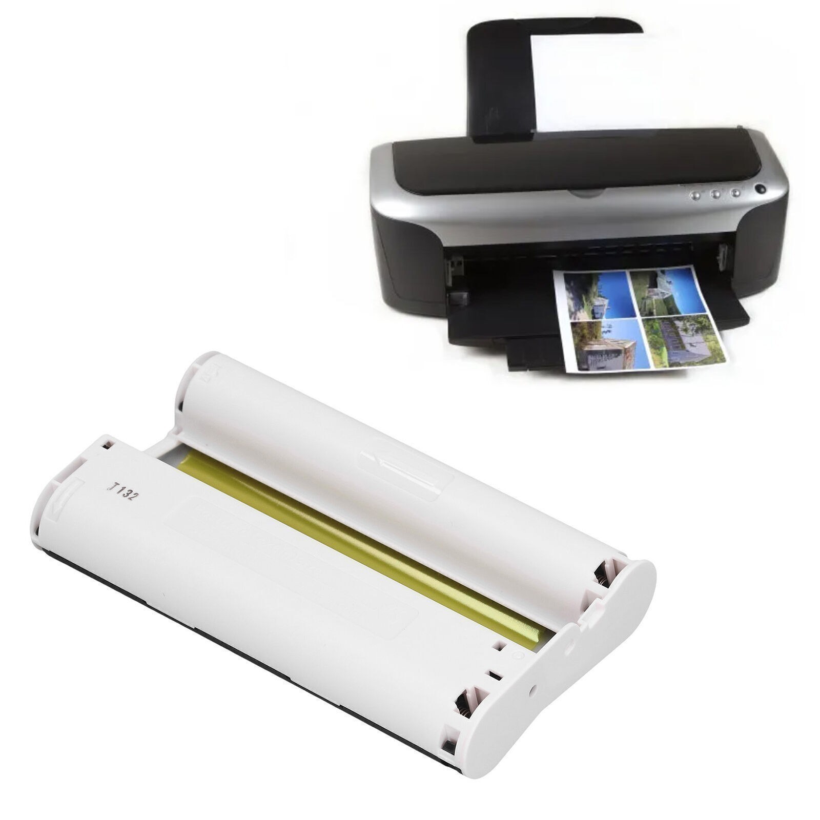 KP 108IN 3Pcs Color Ink Cartridges 108Pcs 4 X 6in Photo Paper Set for Selphy