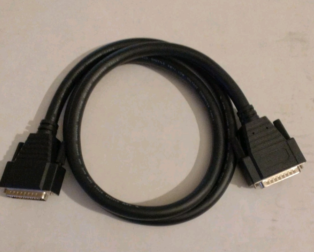 D-Sub RS232 44 PIN DOUBLE SHIELDED CABLEl, 28AWG DB44 MALE -MALE  44 PIN  4.5 FT