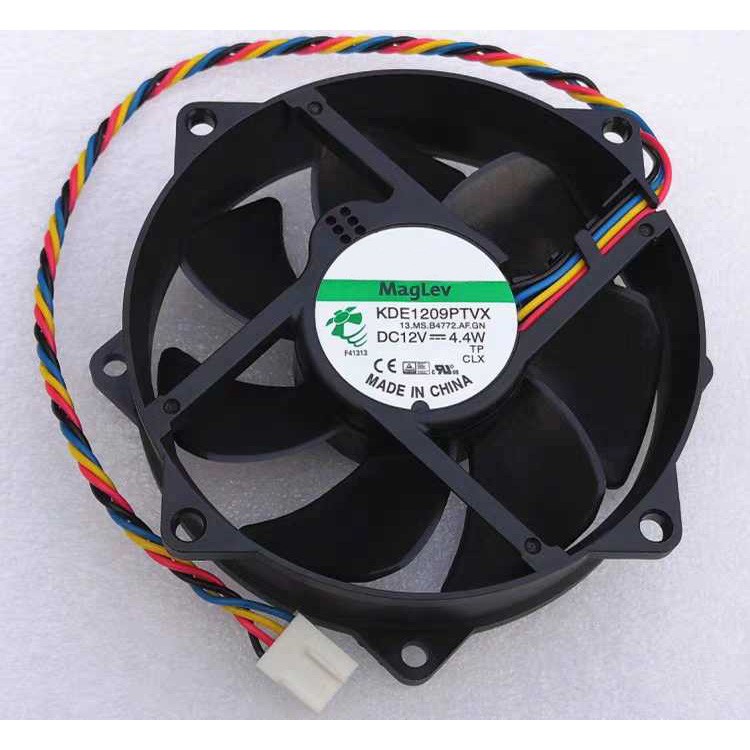 1PC For Sunon KDE1209PTVX 12V 4.4W 4Pin 90x25mm CPU Round Cooling Fan