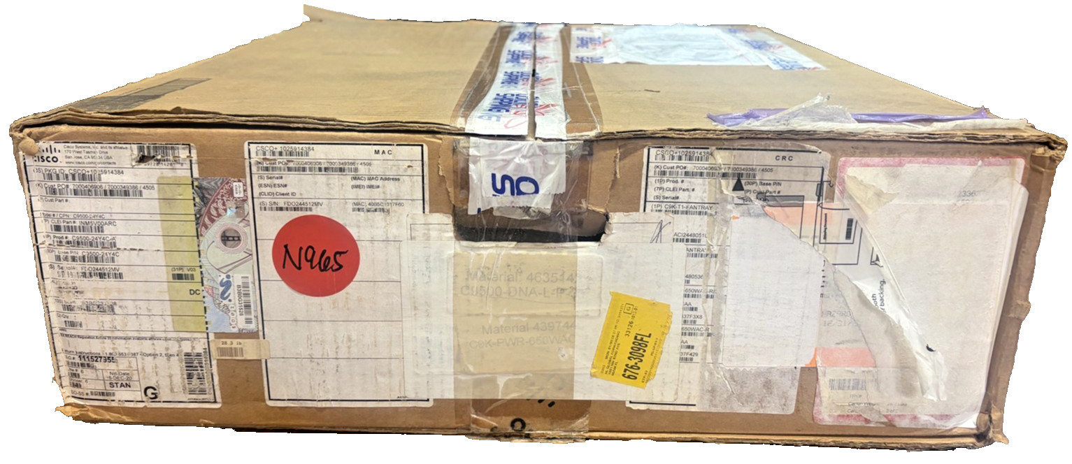 OEM Genuine Cisco Catalyst C9500-24Y4C 9500 Series 48 Port Switch Layer 3 Switch