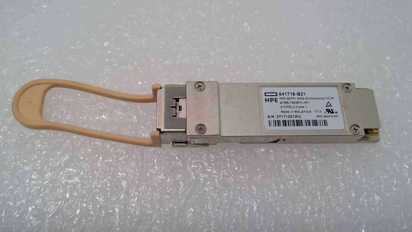 HPE 841716-B21 40GB QSFP+ BIDI XCVR TRANSCEIVER AFBR-79EBPZ-HP1 Optic Module