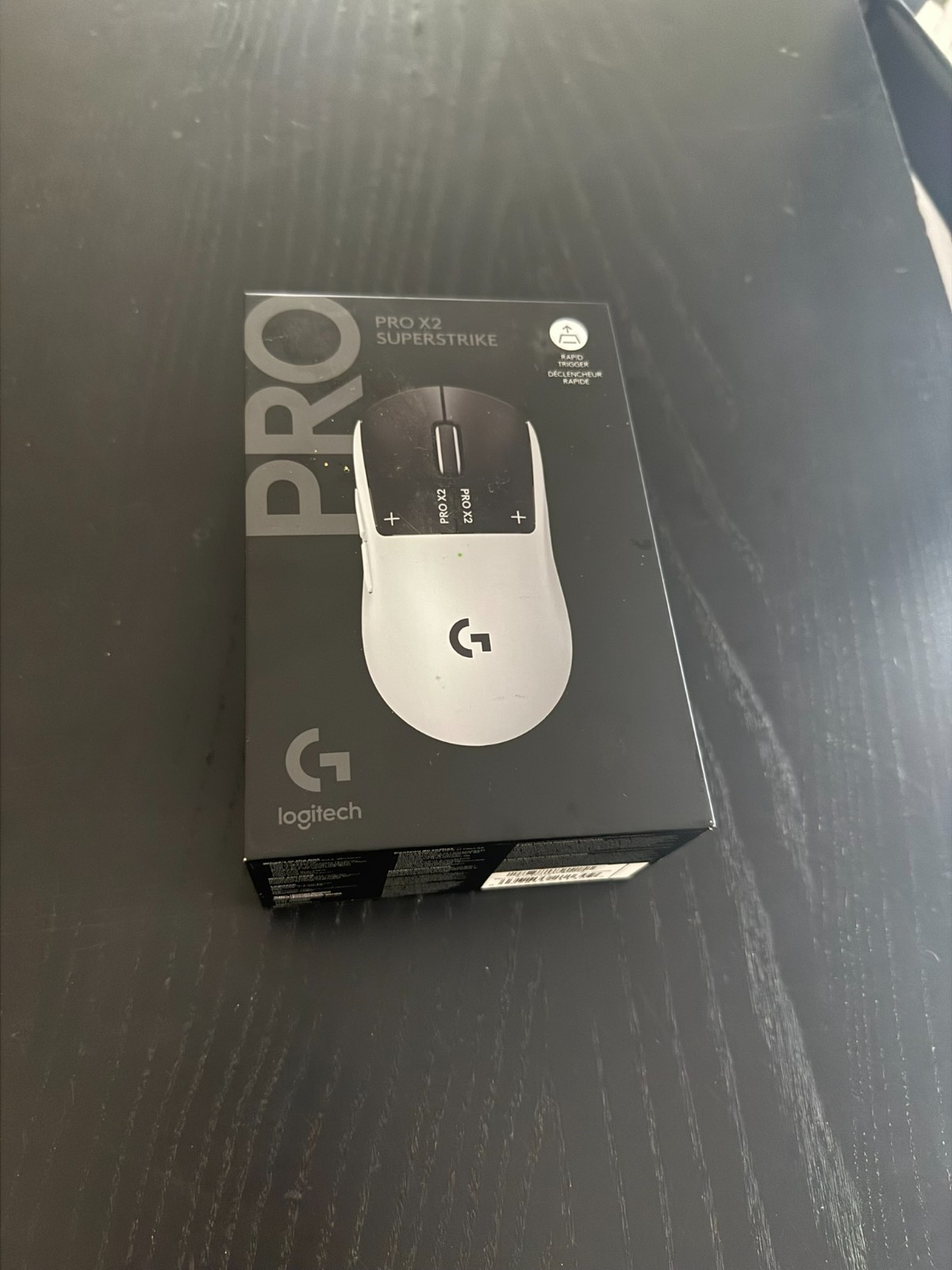 Logitech PRO X2 SUPERSTRIKE Wireless Optical Mouse White/Black