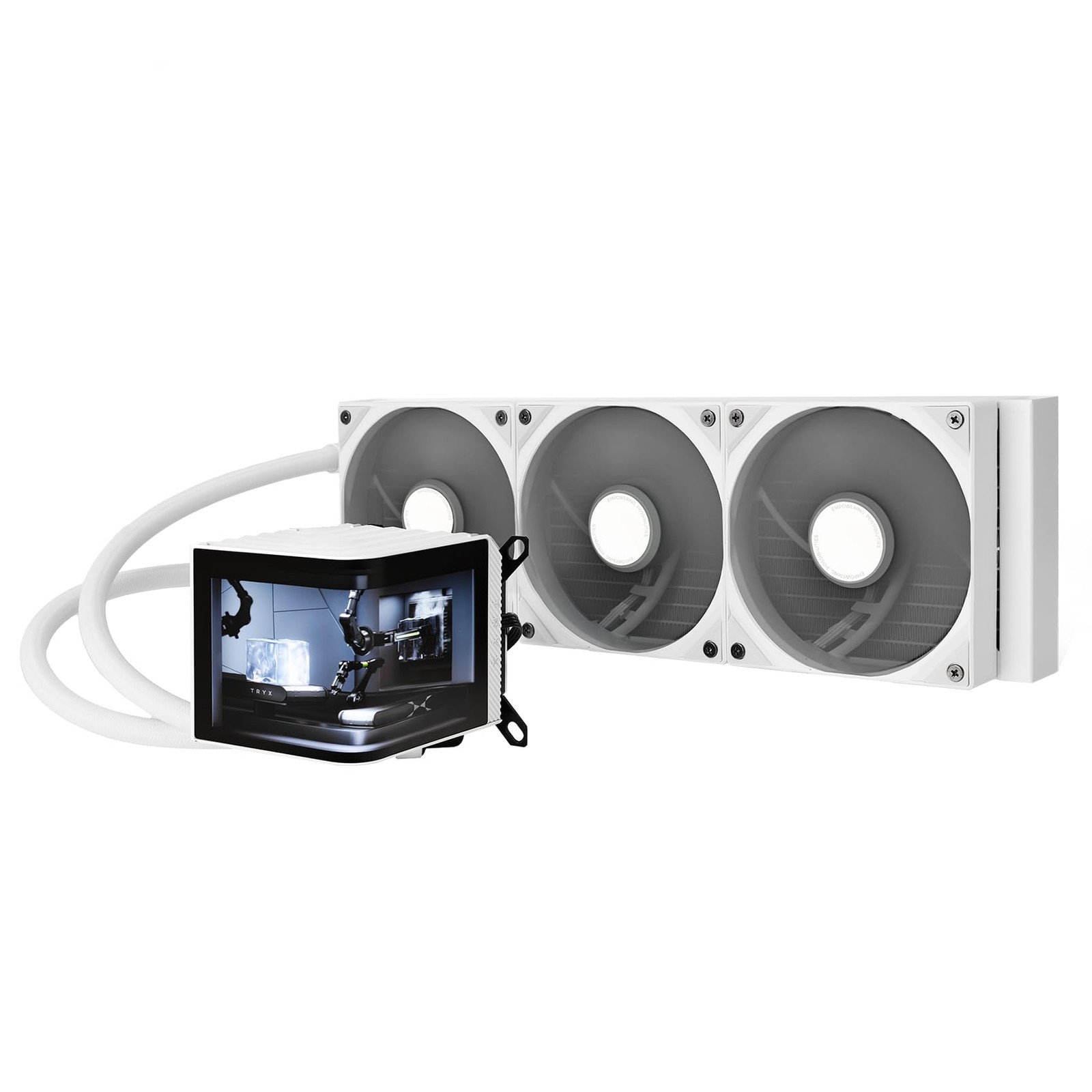 TRYX LP360NDS3MG1W Panorama 360 360mm Liquid CPU Cooler - White