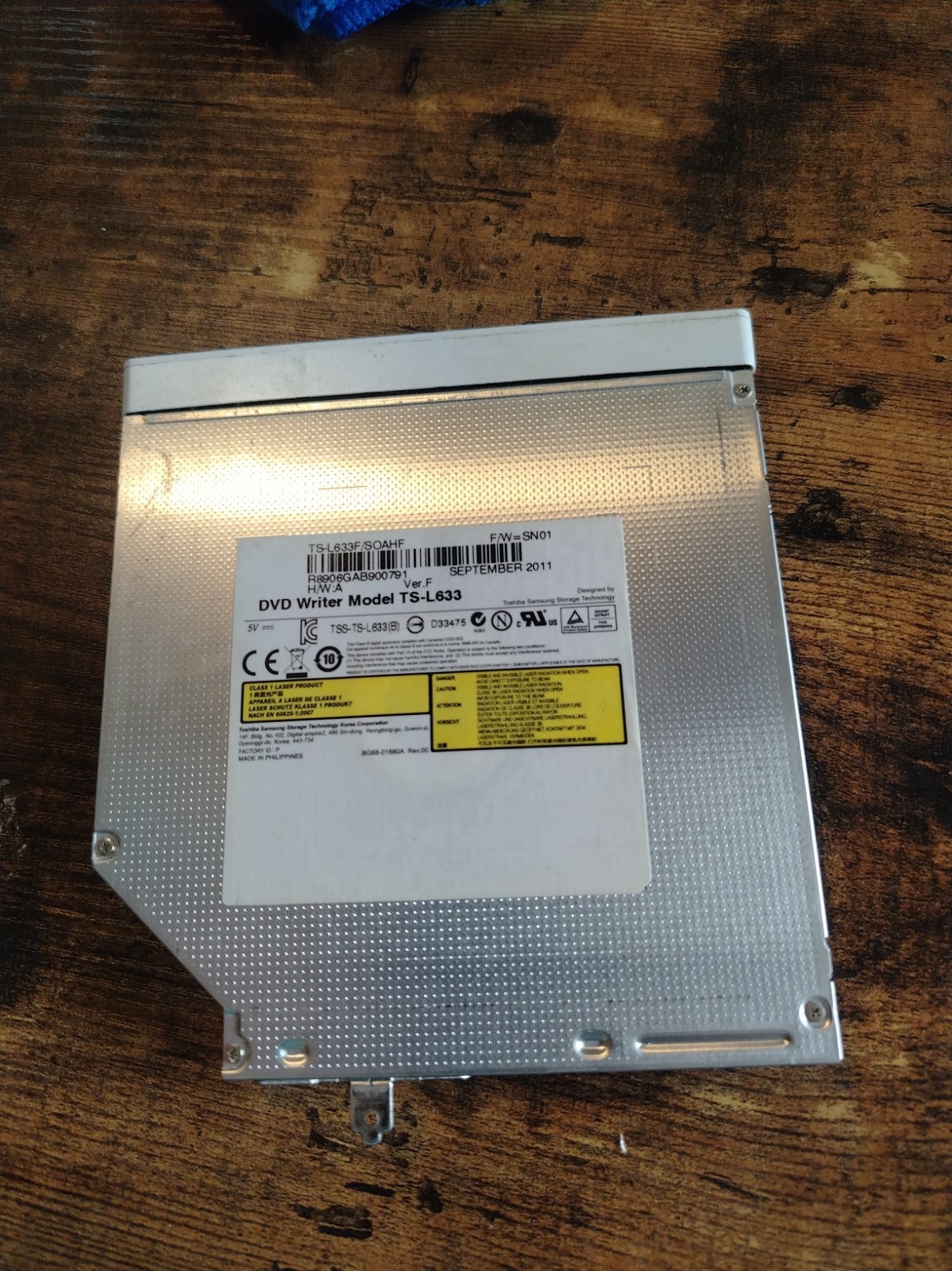 OEM Toshiba Samsung TS-L633 Laptop SATA DVD±RW Optical Drive