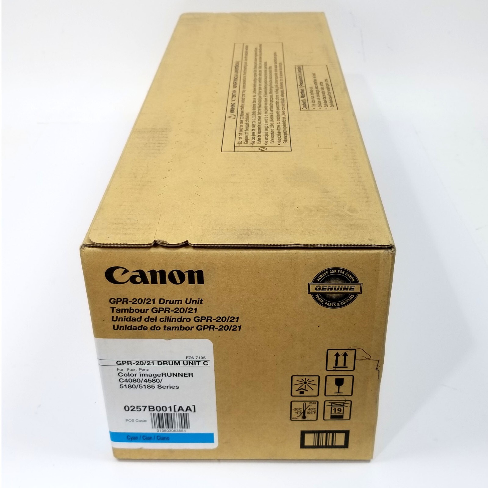 Canon GPR-20/21 Cyan Toner Cartridge NEW Unopened