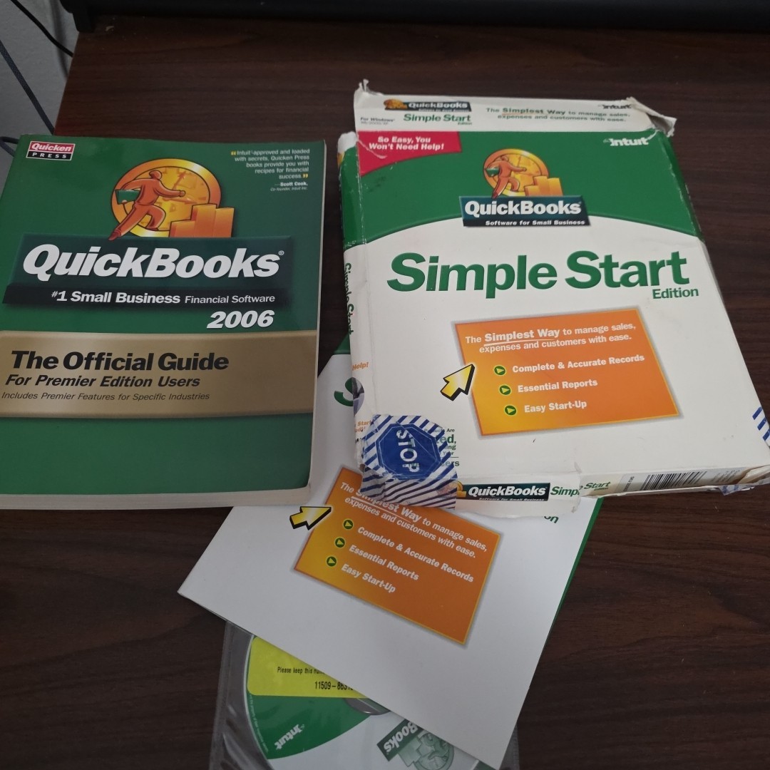 Intuit QuickBooks Simple Start Edition 2006 w/ License for Windows 98/2000/XP