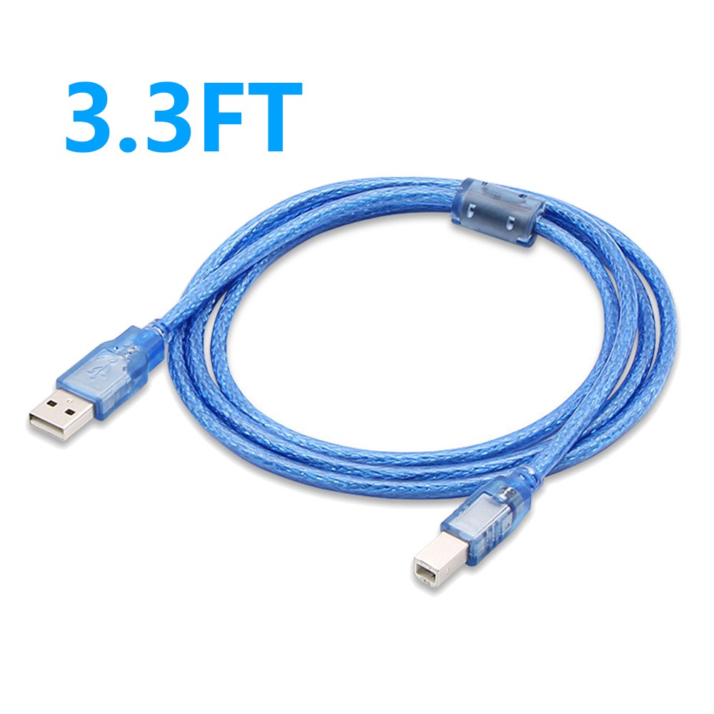 USB 2.0 A to B Printer Cable For Dell HP Brother Canon Epson Scanner 1/2/5PCS
